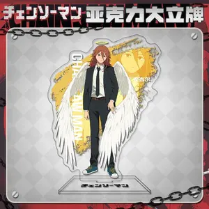 15cm Denji Pochita Makima Hayakawa Aki Power Cosplay Acrylic Ornaments Anime Chainsaw Man Stand Figure Stand Fans Gifts