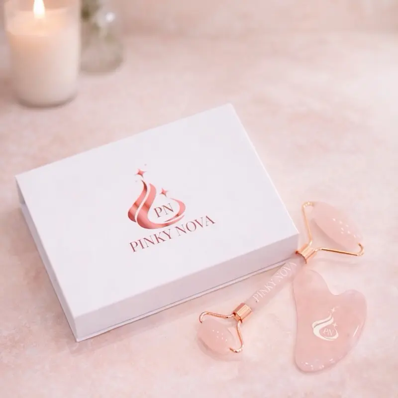 flawless rose quartz roller