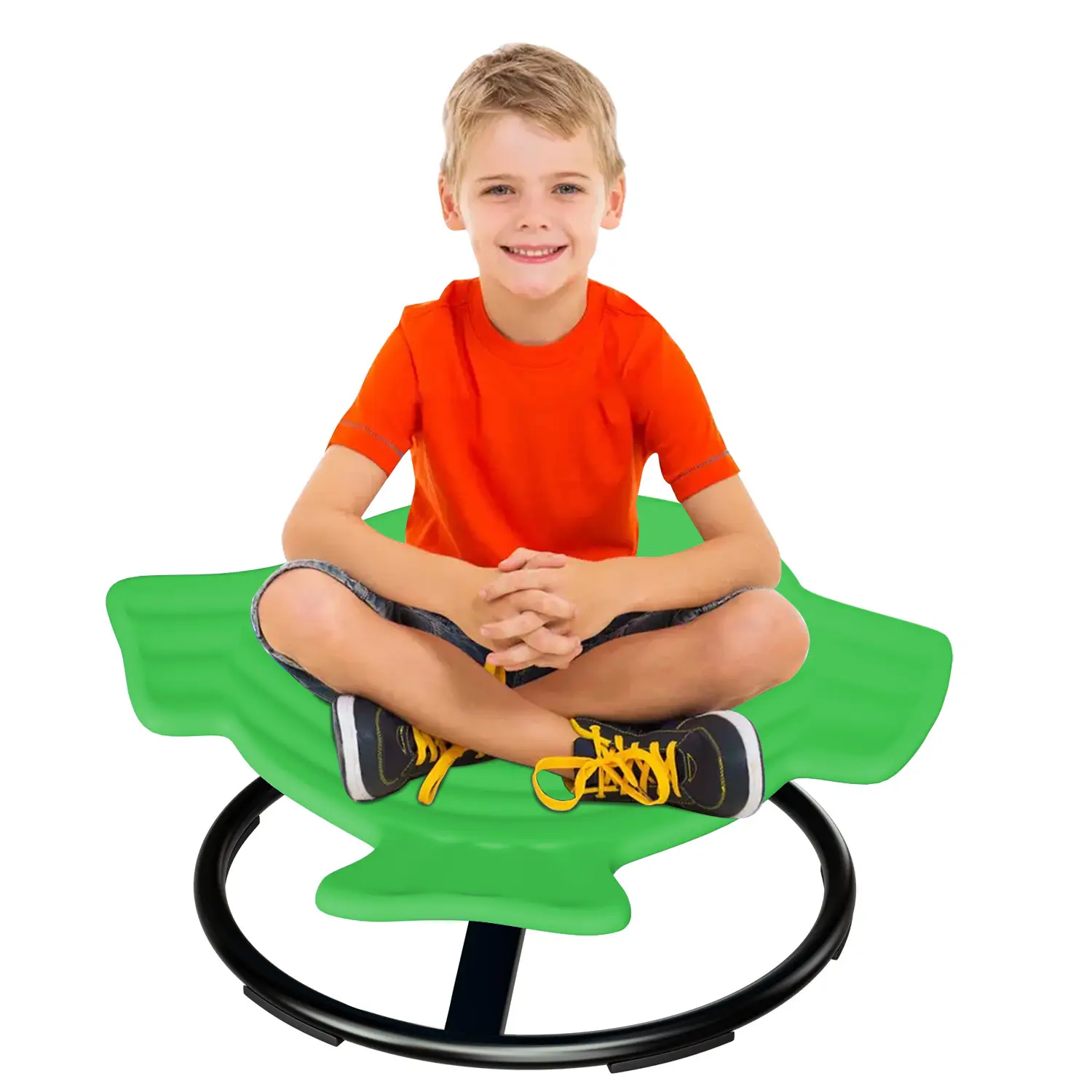 Kids Sensory Spin Chair, Sit and Spin Toy for Sensory Play, Rocking Chair to Boost Coordination & Motor Skills, Durable Design for Toddlers & Kids-Ch