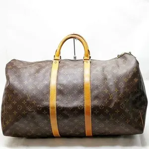 Pre-owned Louis Vuitton other Travel Bag LV Boston Bag Keepall 55 Brown Monogram 2758063 12053424465/688631