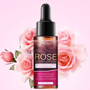 30ML Natural Rose Body Massage Oil, Deep Moisturizing, Plant-Based, for Skin Care, Shower, Face, Hair, Nails, Universal Use