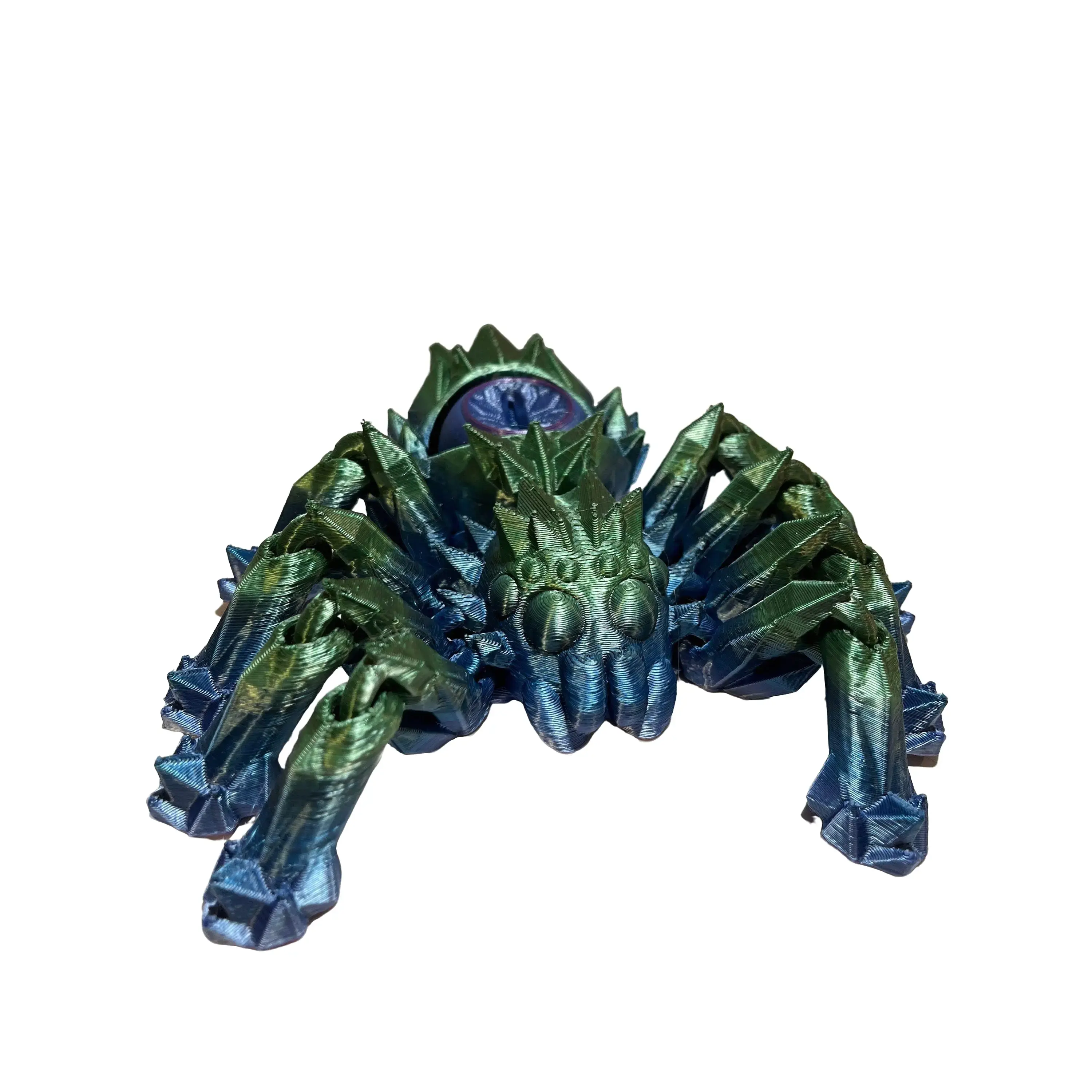 3D Printed Articulated Spinning Spyder - Spider Fidget Toy - Creepy Spider