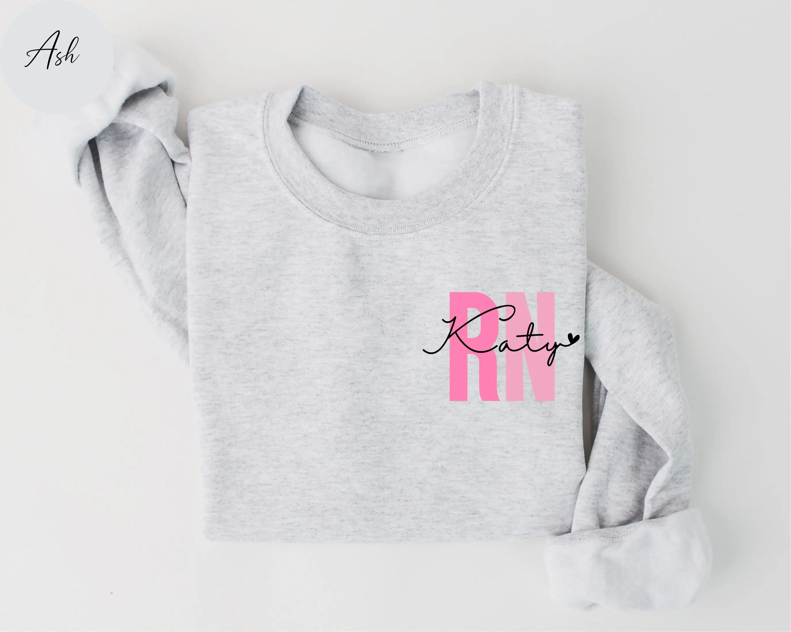 Personalized Registered Nurse Sweatshirt, Custom Nurse Shirt, Nurse Gift, Nurse Appreciation Gift, RN Nurse Sweatshirt, Custom Name Shirt, Nurse Tee, Unisex T-Shirt, Sweatshirt, Hoodie