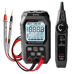 Network Cable Tester with Multimeter, RJ45 CAT5/6 Ethernet Cable Tester, POE, Anti-Jamming TDR, Cable Toner