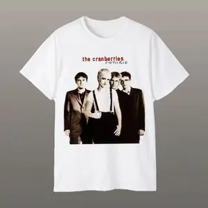 The Cranberries Zombie White Vintage Band T-Shirt – Irish Alternative Rock Tee Gift for Fans