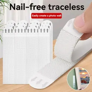 12-Piece Heavy-Duty Wall Hooks, No-Tool Installation, Durable & Reusable, Perfect for Organizing Your Space, Ideal for Home Use