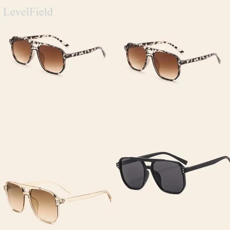 LevelField 4-Pack Y2K Aviator Sunglasses for Men Women UV400 Protection Lightweight Metal Frame Vintage Pilot Style Durable Fashion Shades Value Set for Driving Travel Beach Streetwear Daily Wear