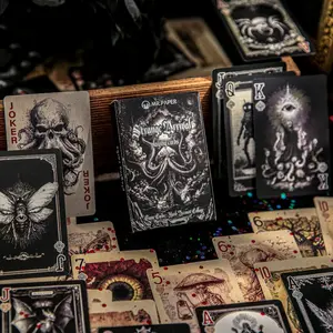 55 Cards Per Box Stranger Things Series Playing Cards, Micro Horror Theme Decorative Paper, Game Cards, Card Games, Magic Props, Holiday Birthday Gift, Party Game Cards