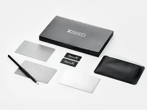SecuX X-SEED Secure Metal Seed Phrase Storage | Stainless Steel and Aluminum Steel for Crypto seed phrase secure storage | Offline crypto seed phrase storage for Hot wallets and Cold wallets Metal