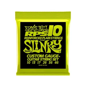 Ernie Ball Regular Slinky RPS Nickel Wound Electric Guitar Strings - 10-46 Gauge