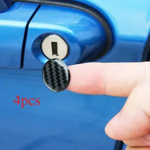 4pcs 20mm Car Lock Keyhole Decoration Stickers For Ford Focus Mk2 2 3 Fiesta Mk7 Ranger Mondeo Mk4 4 Fusion Kuga C S Max Car Accessories Decal For Cars