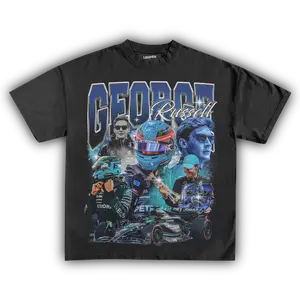 GEORGE RUSSELL MERCEDES T-SHIRT, GRAPHIC TEE, CAR SHIRT GIFT FOR MEN GIFT FOR WOMEN