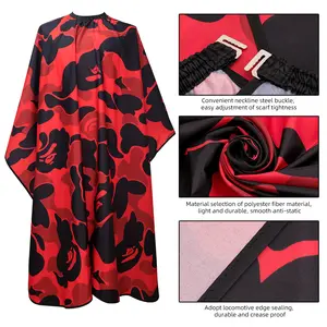 Hairdressing Cloaks | Beauty and Hairdressing PersonalCare Tools, Camouflage Pattern, Suitable for Hair Salonsand Home Adjustable Haircare