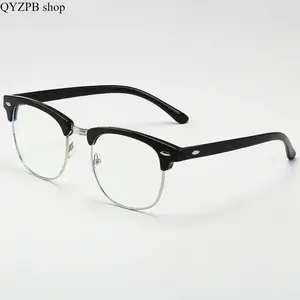 Blue Light Blocking Glasses for Men Women, Square Frame Computer Glasses Anti Glare UV Protection, Lightweight Clear Lens Eyewear for Gaming, Work, Reading, Screen Use
