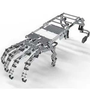 822pcs High Difficulty Metal Building Block Toy Mechanical Hand Model, Suitable for Kids over 8 Years, Includes Tools and Instructions, Building Blocks Set