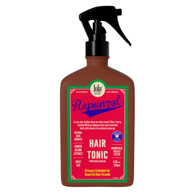 Lola From Rio - Rapunzel Hair Tonic Strengthening Treatment for Stronger, Fuller Hair – 8.45 fl oz