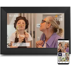 Digital Picture Frame,10.1Inch WiFi Digital Photo Frame  Picture Frame with 1280x800 IPS  Screen,Auto-Rotate,Easy to use Load from Phone Share Pohto/Video is  Gifts for Anyone