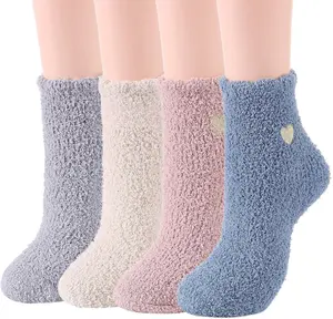 Women's Fuzzy Socks for Women Slipper Socks-Cozy Fluffy Non-Slip Warm,for Halloween, Home, Hospital, Yoga