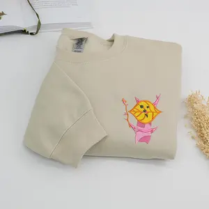 Brown Korok Embroidered Sweatshirt, Zelda Embroidered Sweatshirt