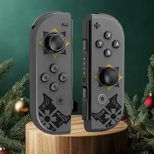 Wireless Controller for Game Handheld, Compatible with Switch Lite Oled, Dual Vibration Function, Cool Replacement Accessory, Controller Design