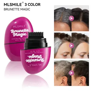 Disposable Hair Brush Color Corrector Comb, Quick Application Instant Coverage, Convenient Coloring Tool for Hair Styling