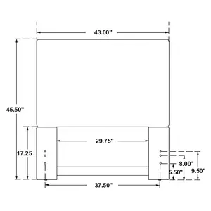 Pirro Upholstered Twin Panel Headboard Sand
