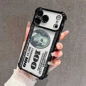 Numbers Pattern Four Corner Anti-Fall Phone Case Transparent Electroplated Protective Cover for iPhone 17 Pro Max 16 15 Plus 14 13 12 11, Cute Translucent Glitter Funda with Bee Pattern Text Design Gift for Women Girls