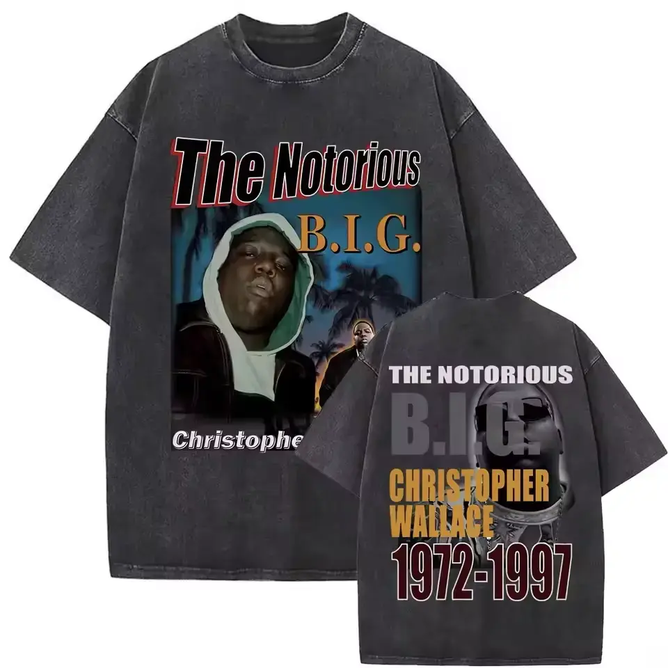 Biggie Smalls T-Shirt, Notorious B.I.G. Rap Tee, Classic Hip Hop Graphic Shirt, Fan Gift C2