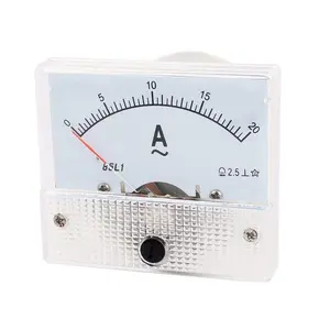 20A Analog Current Panel 85L1-A Amp Ammeter Gauge Meter 2.5 Accuracy 75mV for Auto Circuit Measurement Tester