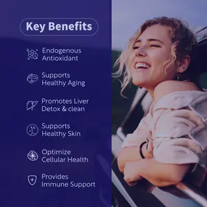 Cell Queue Liposomal Glutathione Supplement - 1.7 oz Liquid with Antioxidant Protection and Phospholipid for Anti-Aging, Immune Support & Liver Detox