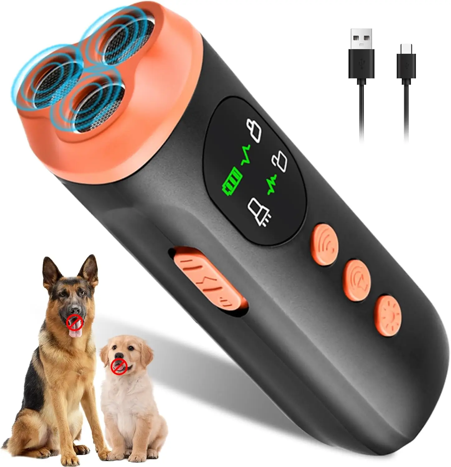 2025 Ultrasonic Dog Bark Control Device-Long-Range, No Shouting or Swatting, Just Point and Click to Instantly Stop Unwanted Behavior! Training
