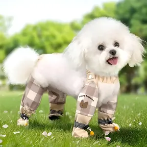 Waterproof Dog Boots Rain Boots With Suspender, 2025 New Outdoor Dust-Proof Pants Dirty-Proof Dog Sleeves For Dogs Adjustable