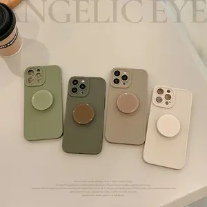 Morandi iPhone case with grip