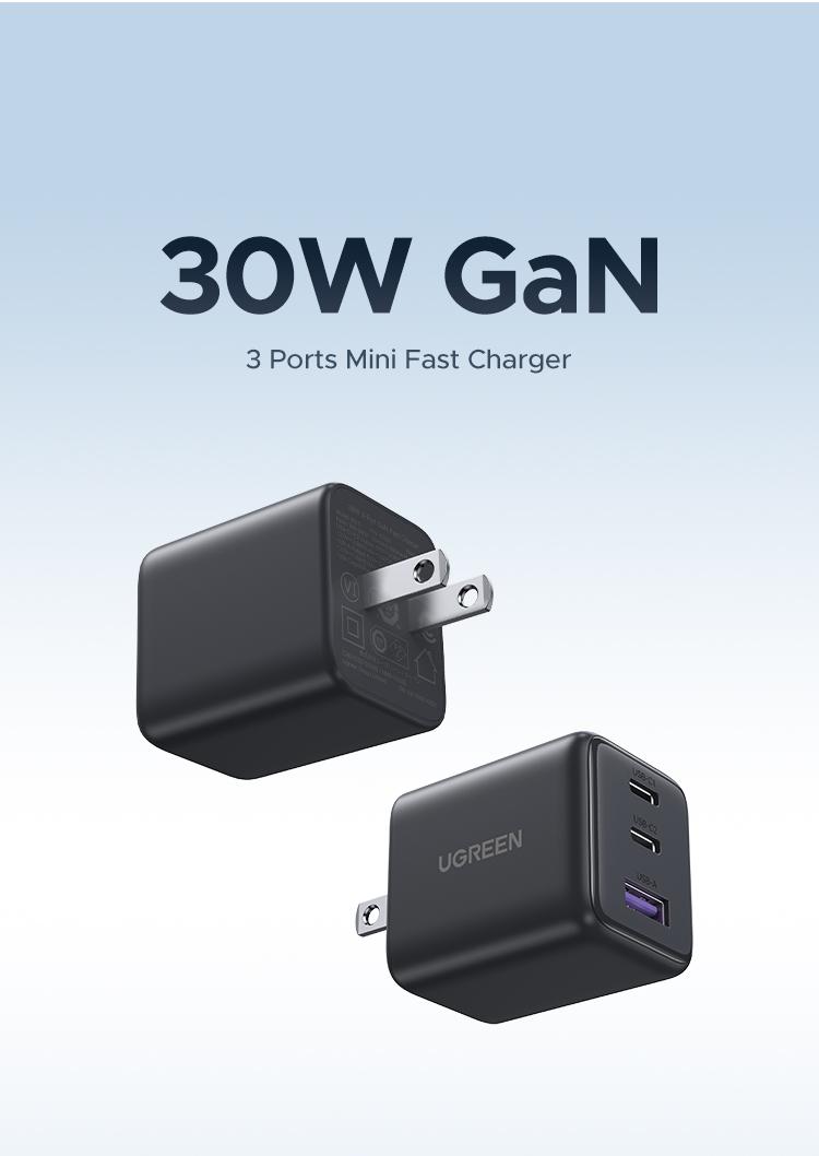 UGREEN PD30W 2C1A/PD20W 1C1A Charger Bundle, with Type-C Cable, Fast Charging for iPhone 17 16 Pro Max Multi-Port Foldable,TikTokShopBacktoSchool，TikTokShopBlackFriday ,TikTokShopHolidayHaul