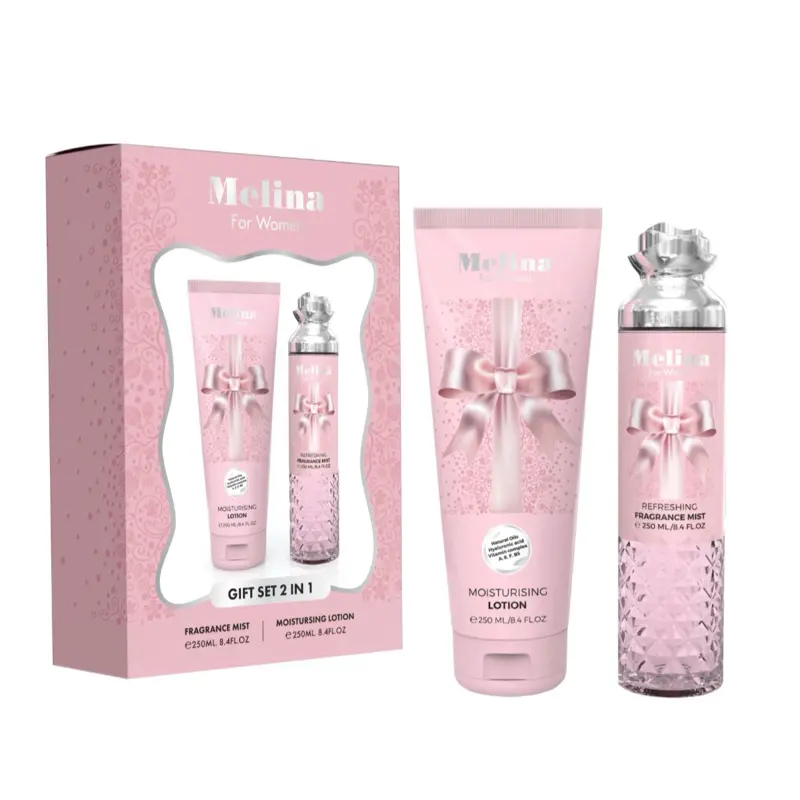 Women's Melina 2-in-1 Floral Fruity Fragrance EDP Perfume Spray, Vanilla-Scented Unique Aroma in Spray Bottle