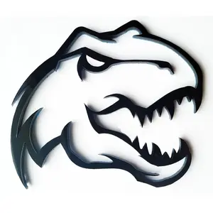 2x Dinosaur Raptor T-rex Emblem Badge for Ford F-150 Raptor Logo
