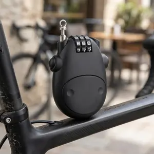 Universal Bike Motorcycle Helmet Lock, Bicycle Lock, Portable Cable Combination Password Design, Outdoor Cycling Safety Equipment, Anti-Theft Anti-Loss Helmet Fixed Accessory, Cycling Accessories