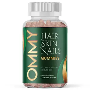 Ommy Hair Skin Nails GUMMIES - Haircare for Styling and Repairing Hair Dietary Supplement Beauty Healthcare