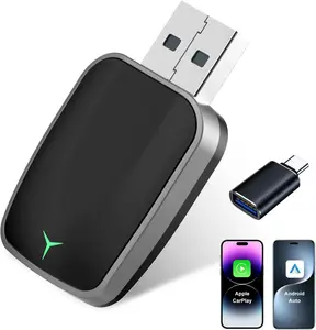 Mini Wireless Car Adapter | Convert Wired CarPlay & Android Auto Connection