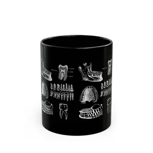 Dental Anatomy Teeth Illustration Mug