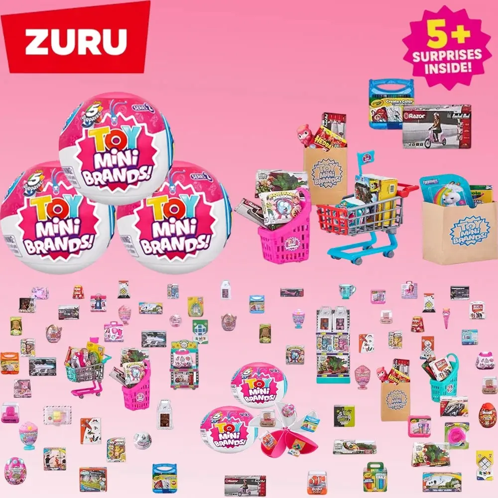 Zuru 5 Surprise Mini Brands Toys Toy Mini Brands Series 2 Mystery Capsule  Toy Store Shopping Toy Mini Brands Collecting Toys