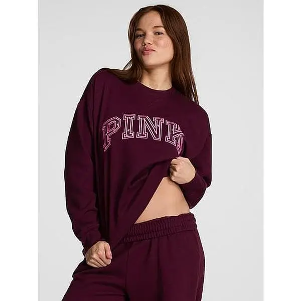 PINK Campus Fleece™ Crew Sweatshirt