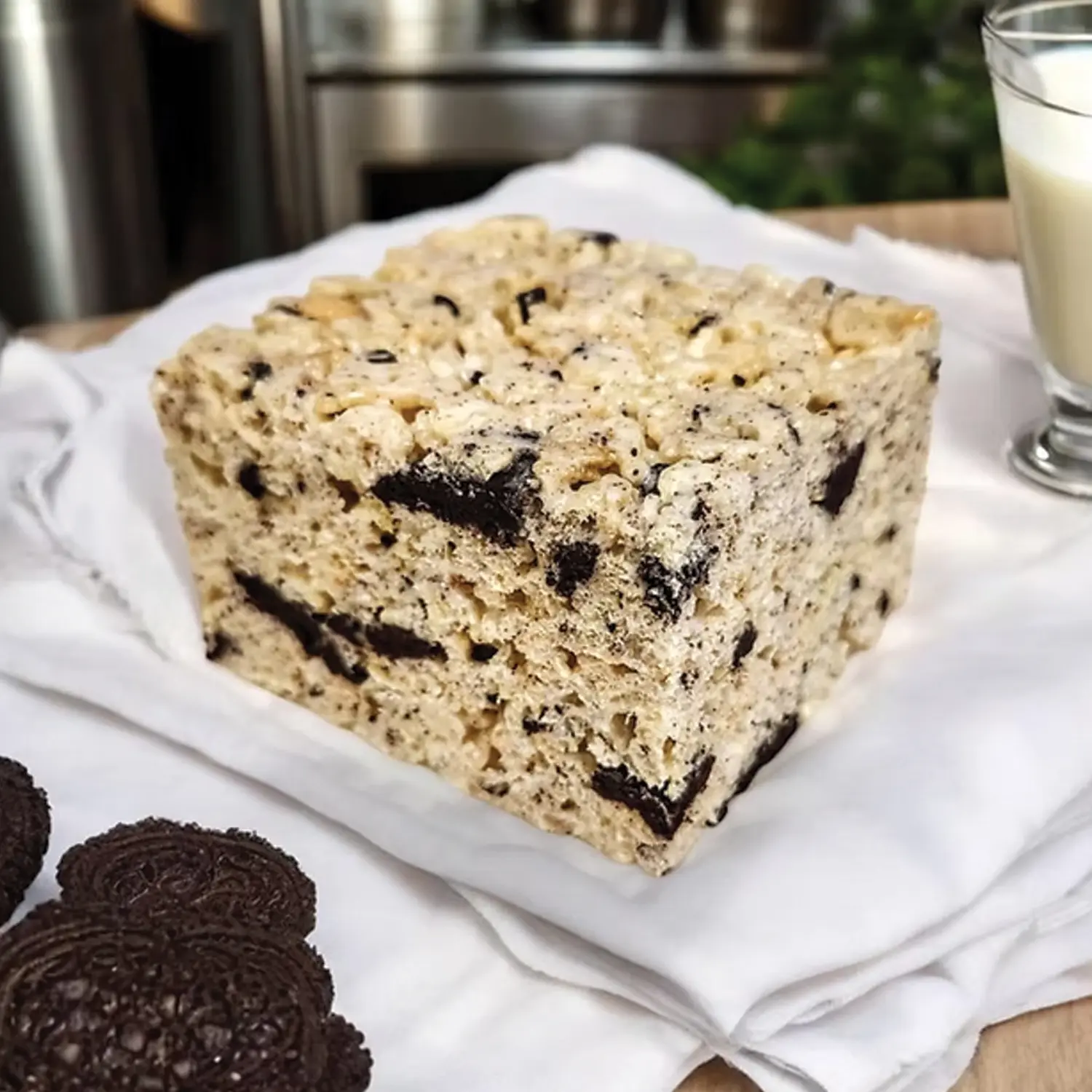 Cookies & Cream Rice Crispie Treat from Carrie's Crispies Cookies & Cream Rice Crispie Treat from Carrie's Crispies