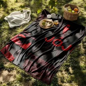 1 piece Joji Nectar Album and Release Information themed flannel blanket - All-season comfortable flannel blanket in modern style, suitable for sofas and beds, digital printing, super soft and warm, 100% polyester material, machine washable
