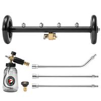 16inch(2*16inch wands+1*90°13inch wand+foam cannon