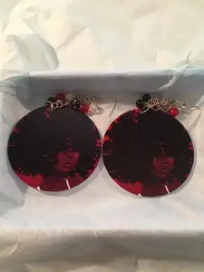 African Earrings with Beads
