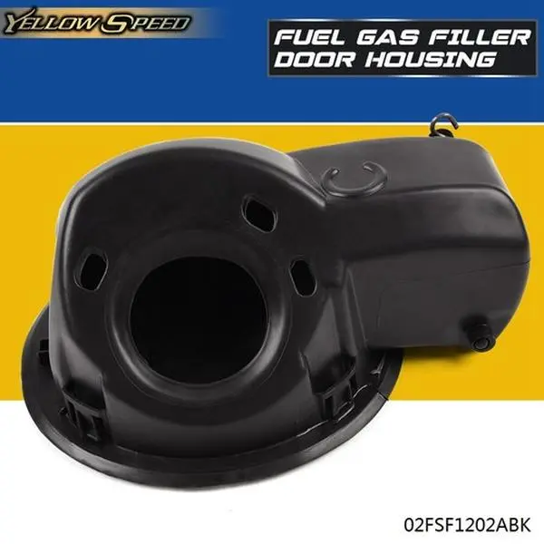 ALLGOOD Fuel Gas Filler Door Lid Housing Pocket with Hinge, Truck Replacement Part for 09-14 Ford F150