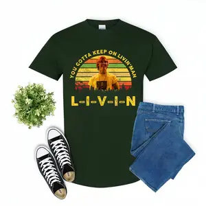 Dazed and Confused David Wooderson Quote Vintage 1980s Movie Graphic Unisex T-Shirt