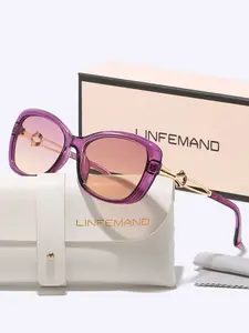 Women's Uv400 Fashion Sunglasses, Elegant Alloy Frame Design, Classic Style Accessory for Women, Trendy Daily Wear & Gift Idea, Fashionable Sunglasses