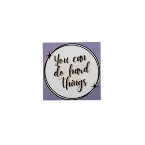 Do Hard Things Glossy Sticker